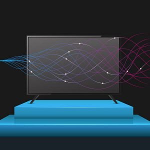Smart TV background illustration Smart TV background illustration